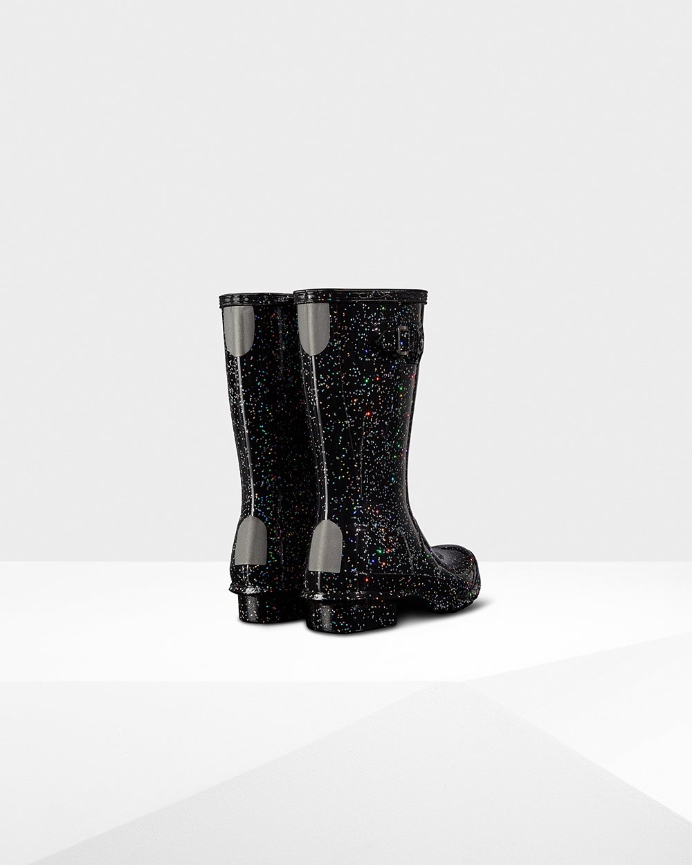 Hunter Niños Original Big Giant Glitter - Botas de Lluvia Negras - 572-YPEAZX